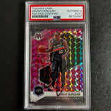 2020-21 Panini Mosaic #133 Demar DeRozan Signed AUTO PSA Slabbed Spurs