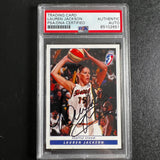 2005 WNBA #20 Lauren Jackson Signed Card AUTO PSA Slabbed Seattle Storm