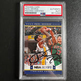 2012-13 NBA Hoops #95 PAUL GEORGE Signed Card AUTO PSA Slabbed Pacers