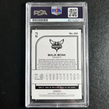2019-20 Panini Hoops #264 Malik Monk Signed Card AUTO PSA Slabbed Hornets