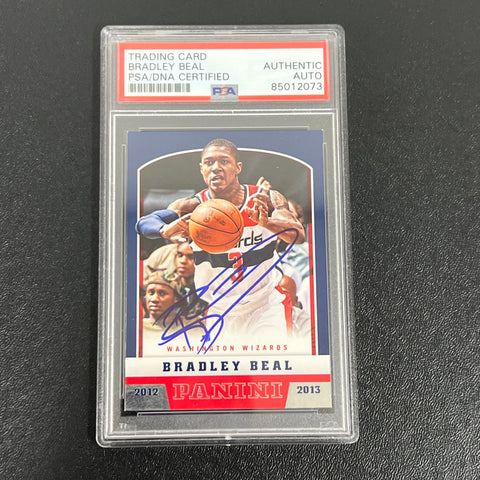 2012-13 Panini #291 Bradley Beal Signed Card AUTO 10 PSA Slabbed Wizards RC