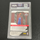 2018-19 Panini Prizm #184 Shai Gilgeous-Alexander Card PSA AUTO Slabbed Clippers