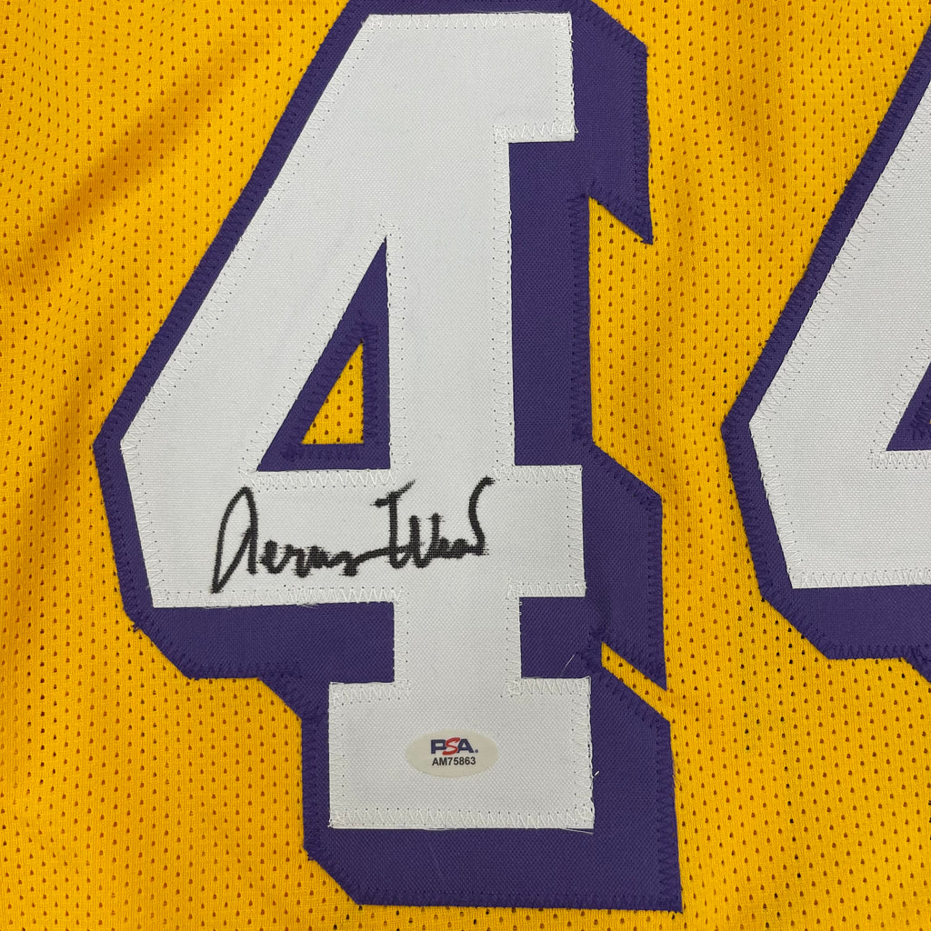 Jerry West signed jersey PSA/DNA Los Angeles Lakers Autographed ...