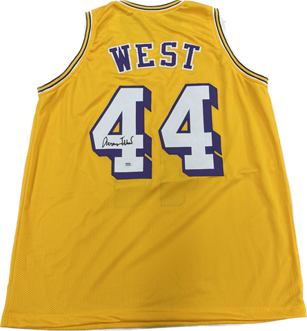 Jerry West signed jersey PSA/DNA Los Angeles Lakers Autographed