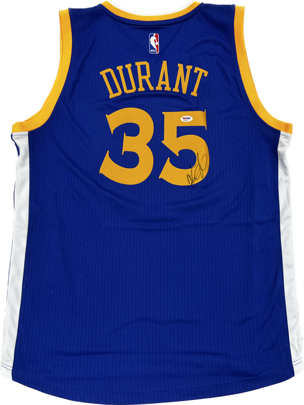 Kevin Durant signed jersey PSA Golden State Warriors Autographed