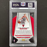 2017-18 Panini Prizm #247 Lauri Markkanen Signed Card AUTO 10 PSA Slabbed Bulls