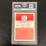 1986 Fleer Premier #77 Chris Mullin Signed RC Rookie Card AUTO 10 PSA