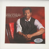 Harry Connick Jr Signed What a Night! A Christmas Album CD Cover Framed PSA/DNA Autographed