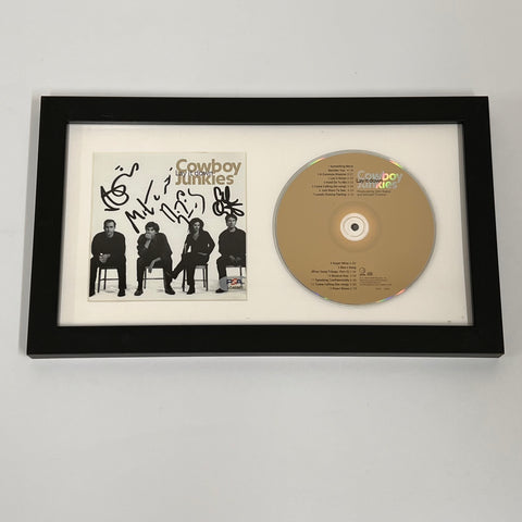 Cowboy Junkies Signed Lay It Down Album CD Cover Framed PSA/DNA Autographed Musician