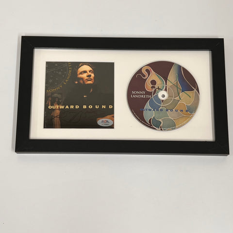 Sonny Landreth Signed Outward Bound Album CD Cover Framed PSA/DNA Autographed Musician