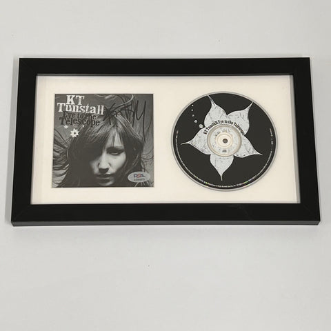 K.T. Tunstall Signed Eye to the Telescope Album CD Cover Framed PSA/DNA Autographed Musician