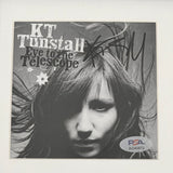 K.T. Tunstall Signed Eye to the Telescope Album CD Cover Framed PSA/DNA Autographed Musician