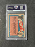 1985 Topps Rocky IV #42 Signed Card Dolph Lundgren PSA/DNA Auto 10 Ivan Drago "Clash-Super Powers!"