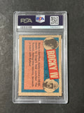 1985 Topps Rocky IV #25 Signed Card Dolph Lundgren PSA/DNA Auto 10 Ivan Drago "I Want Balboa!"