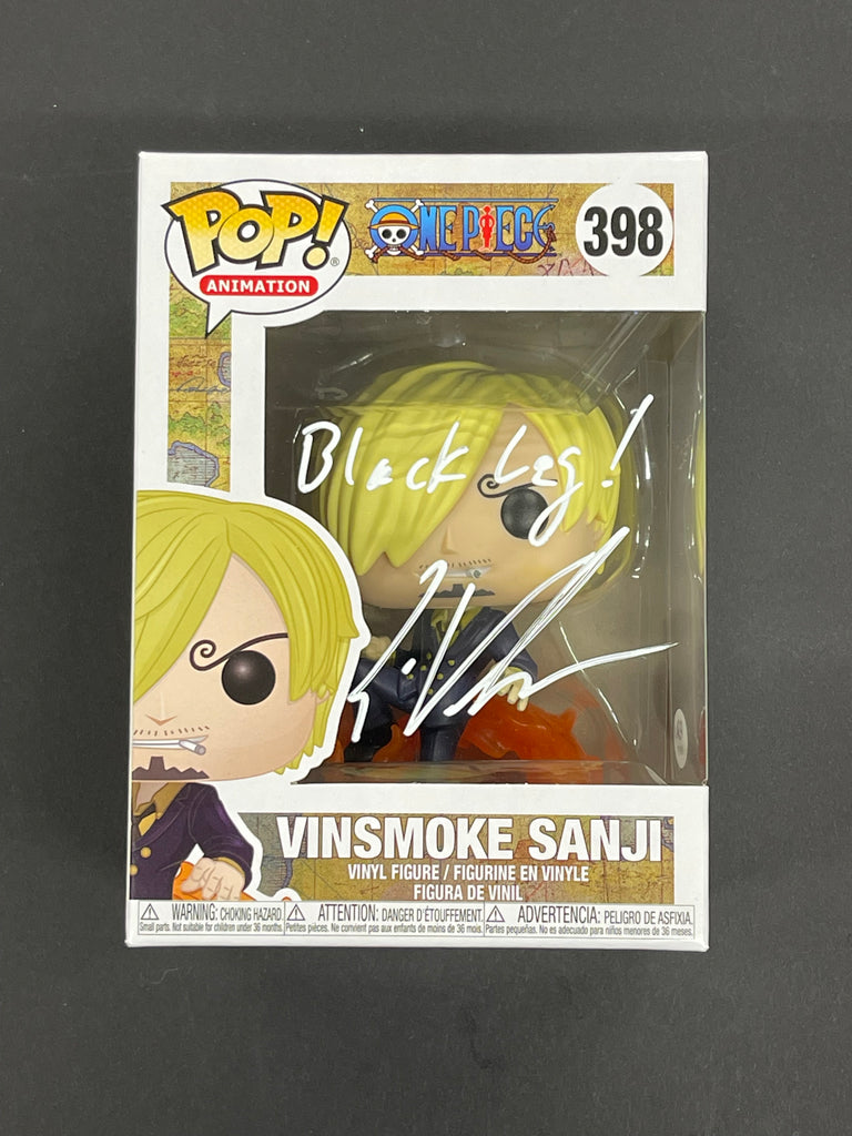 Eric Vale Signed One Piece #398 Vinsmoke Sanji Funko Pop! Vinyl