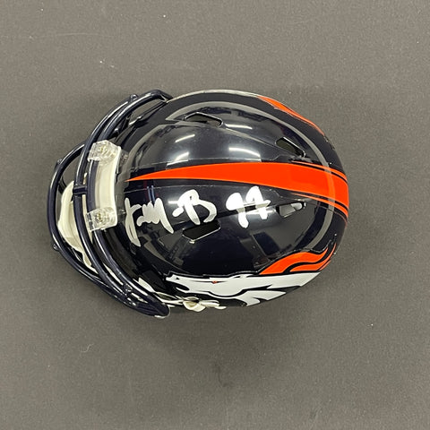 Malik Jackson signed Super Bowl Mini Helmet PSA/DNA Denver Broncos autographed