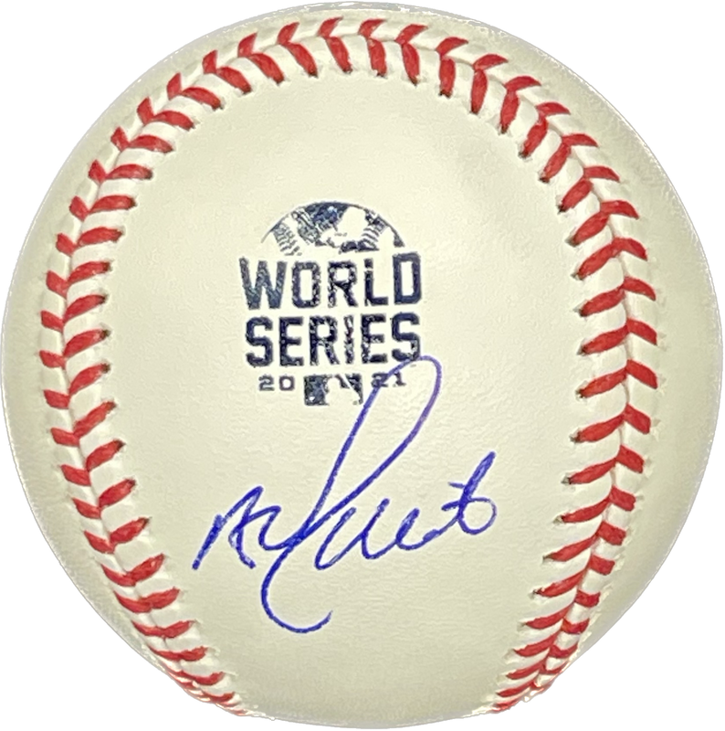 A.J Minter signed baseball PSA/DNA autographed Atlanta Braves