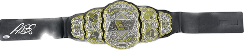 Anthony Bowens AEW Wrestling Stars signed Championship Belt PSA/DNA AEW Autographed Wrestling