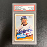 2014 Topps Heritage #287 Juan Uribe Signed Card PSA Slabbed AUTO Dodgers