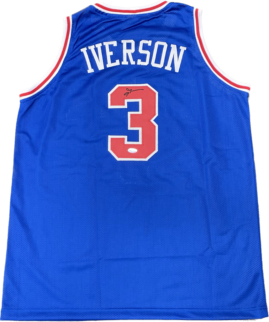 Allen Iverson signed Jersey PSA DNA Philadelphia 76ers Autographed Golden State Memorabilia