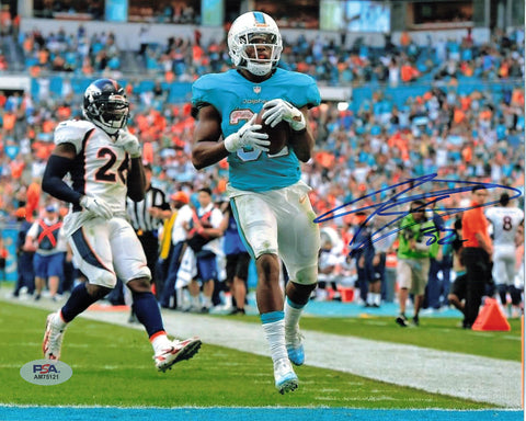 RAHEEM MOSTERT signed 8x10 photo PSA/DNA Miami Dolphins Autographed