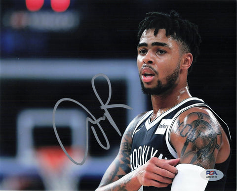 D'Angelo Russell signed 8x10 Photo PSA/DNA Nets Autographed