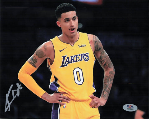 Kyle Kuzma signed 8x10 photo PSA/DNA Los Angeles Lakers Autographed