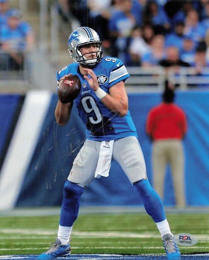 Mathew Stafford Signed 8x10 Photo PSA/DNA Detroit Lions