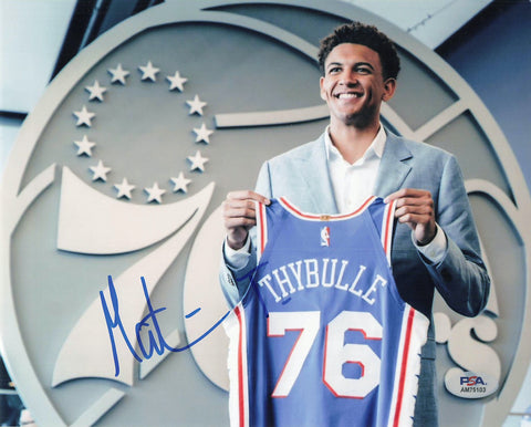 Matisse Thybulle signed 8x10 photo PSA/DNA Philadelphia 76ers Autographed