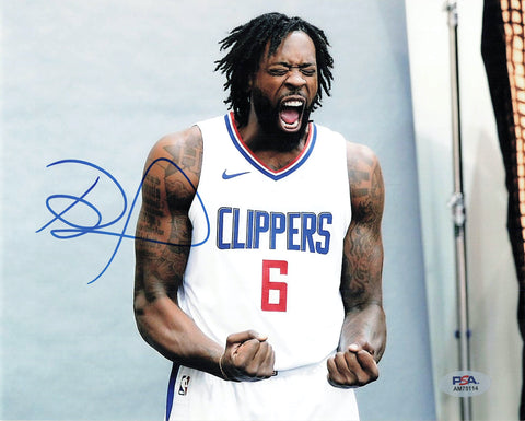 DeAndre Jordan 8x10 photo PSA/DNA Los Angeles Clippers Autographed