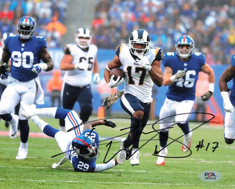 Robert Woods Signed 8x10 Photo PSA/DNA Los Angeles Rams Autographed Texans