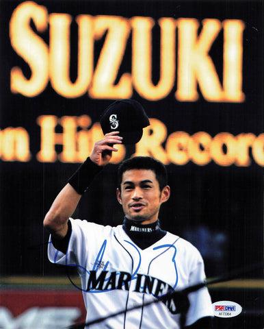 Ichiro Suzuki signed 8x10 photo PSA/DNA Seattle Mariners