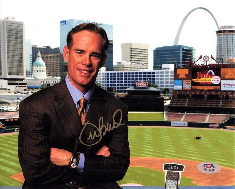 JOE BUCK signed 8x10 photo PSA/DNA Autographed Commentator Sports