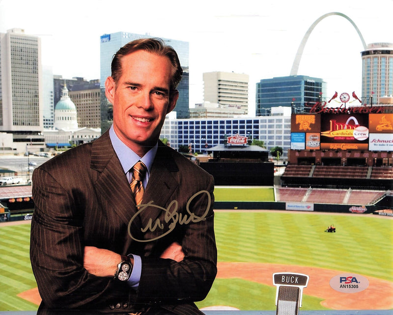JOE BUCK signed 8x10 photo PSA/DNA Autographed Commentator Sports
