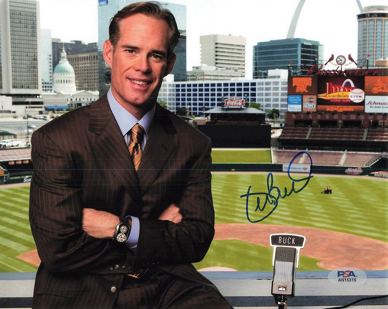 JOE BUCK signed 8x10 photo PSA/DNA Autographed Commentator Sports