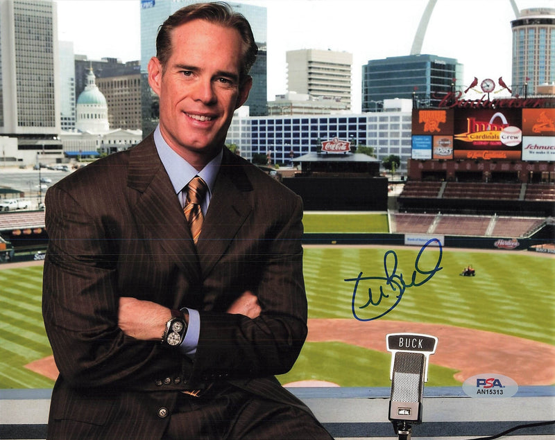 JOE BUCK signed 8x10 photo PSA/DNA Autographed Commentator Sports