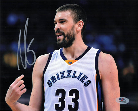 Marc Gasol signed 8x10 photo PSA/DNA Memphis Grizzlies Autographed