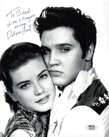 DOLORES HART signed 8x10 photo PSA/DNA Autographed