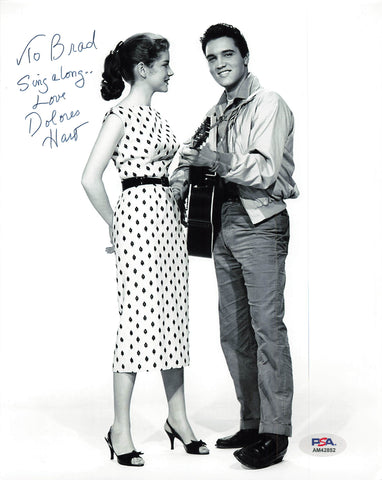 DOLORES HART signed 8x10 photo PSA/DNA Autographed