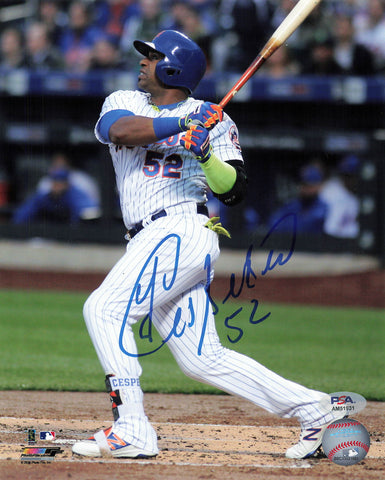 YOENIS CESPEDES signed 8x10 photo PSA/DNA New York Mets Autographed