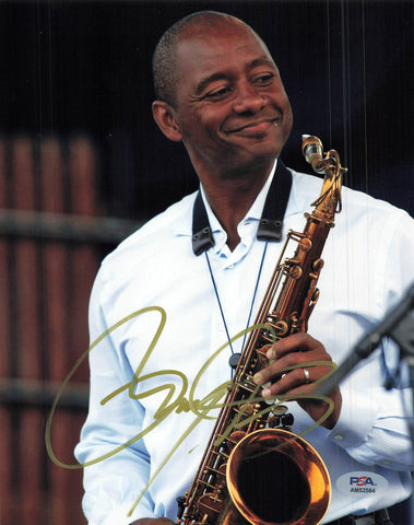 Branford Marsalis signed 8x10 photo PSA/DNA Autographed Musician