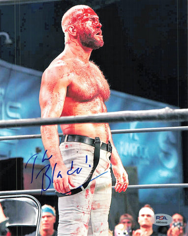 THE BLADE signed 8x10 photo PSA/DNA AEW Autographed Wrestling