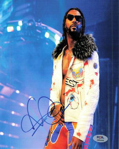 SWERVE STRICKLAND signed 8x10 photo PSA/DNA AEW Autographed Wrestling