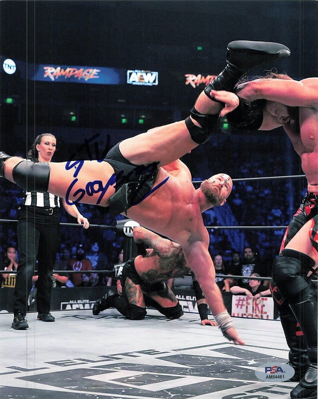 STU GRAYSON signed 8x10 photo PSA/DNA AEW Autographed Wrestling