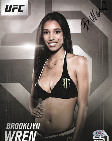 BROOKLIYN WREN signed 8x10 photo PSA/DNA UFC Fighting Autographed