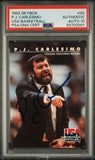 1992 Skybox #92 P.J. Carlesimo Signed Card PSA AUTO 10 Slabbed USA Basketball