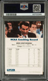 1992 Skybox #96 Mike Krzyzewski Signed Card Authentic AUTO 10 PSA Slabbed USA