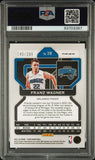 2021 Prizm #310 Franz Wagner Signed Card Red Prizm Authentic AUTO 9 PSA Slabbed Magic