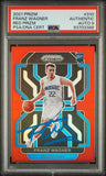2021 Prizm #310 Franz Wagner Signed Card Red Prizm Authentic AUTO 9 PSA Slabbed Magic