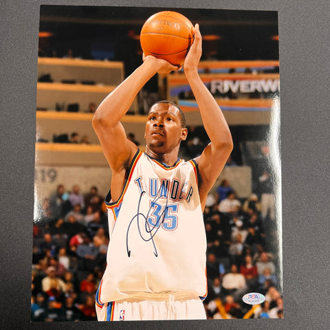 Kevin Durant signed 11x14 Photo PSA/DNA Oklahoma City Thunder Autographed